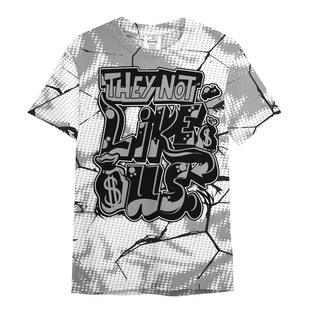 Shirt To Match OG Steel Grey 10s - Dislike Us Crack All Over Print