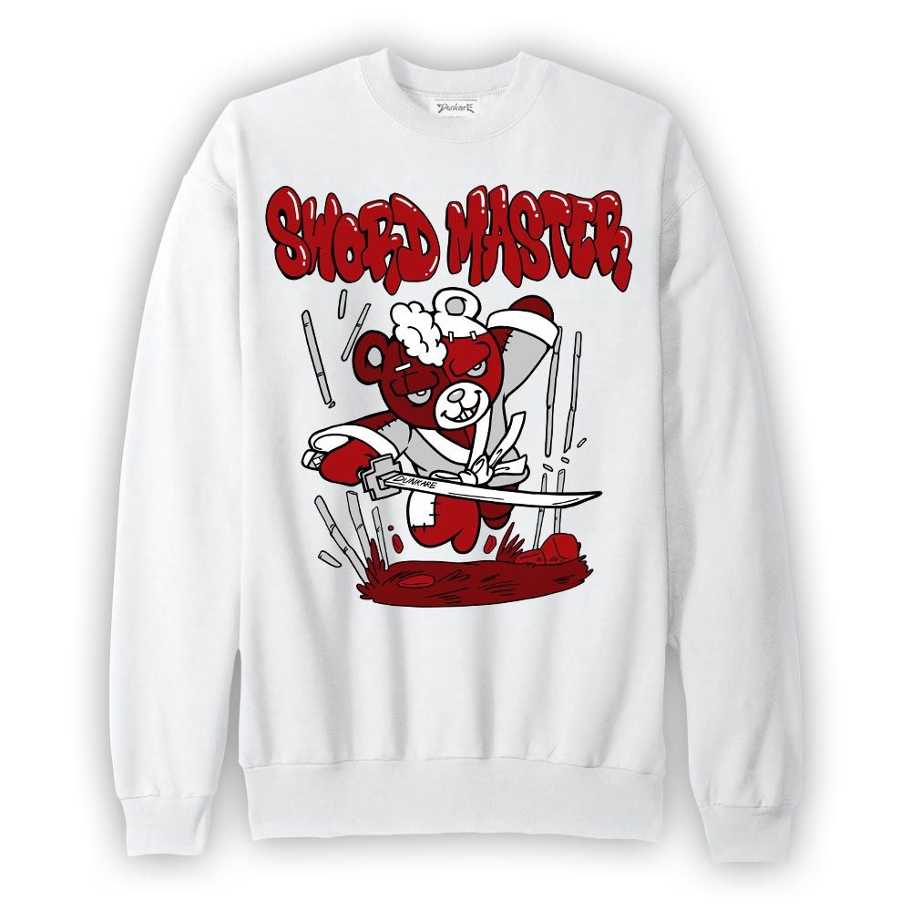 Sweatshirt To match Red Taxi 12s Sweatshirt - Sword Genius Hugz Graphic