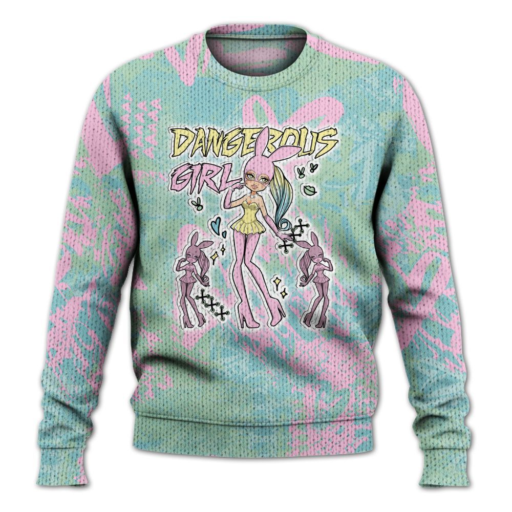 Knitted Sweater To Match SB Dunk Low Visty - Dangerous.Girl Heart Grunge