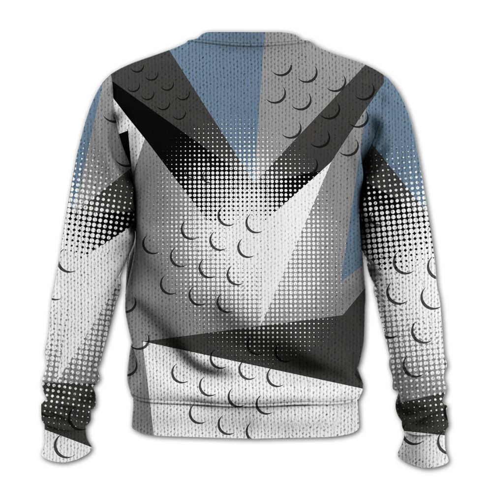 Knitted Sweater To Match Black Chrome 6s - Poly Custom Name Number 23 5s