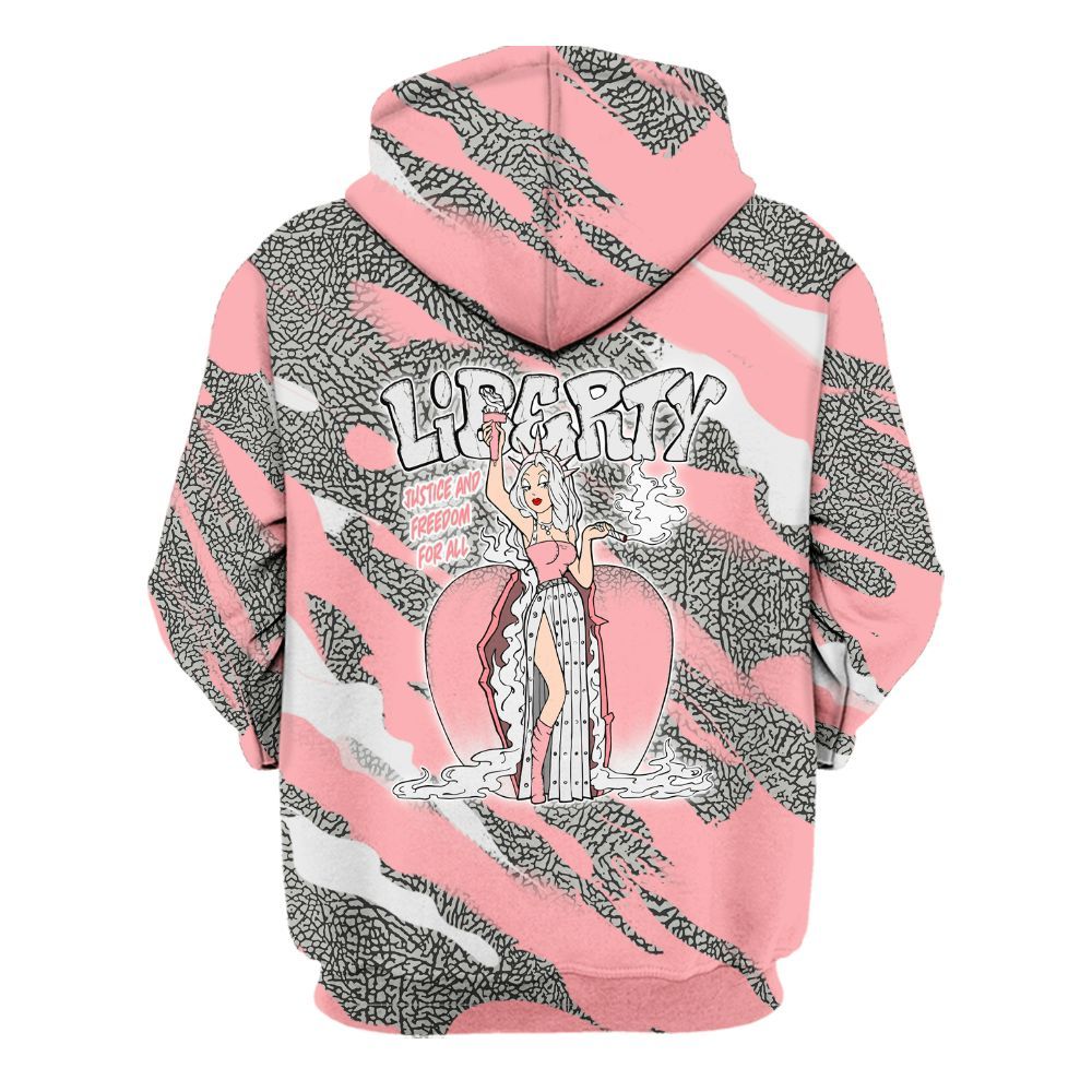 Hoodie To Match Retro Wings 3s - Midwest Cartoon Colored All Over Print