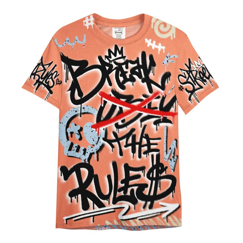 Shirt To Match DJ Khaled Crimson Bliss 5s - Break Rules Streetwear All Over Print
