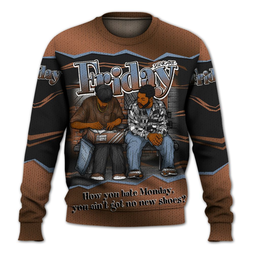 Sweater To Match Air Foamposite Metallic Copper - Friday Movie 90s TV Graphic