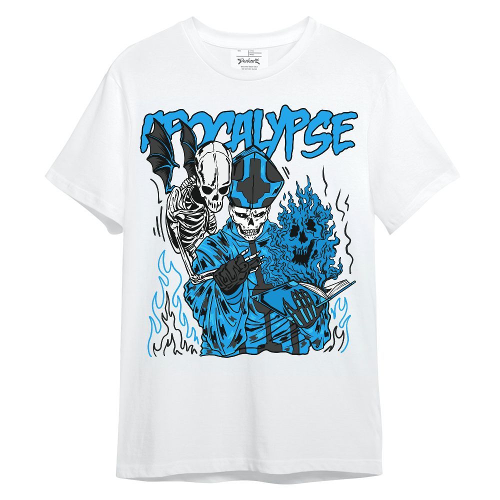 Shirt To Match Black University Blue 2022 13s - Apocalypse Skeleton Unisex Shirt