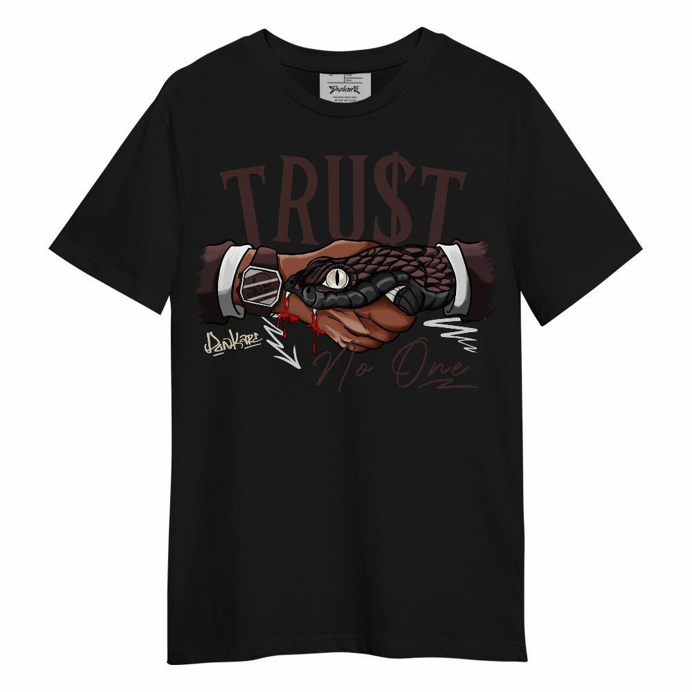 Shirt To Match Burgundy Crush 3s - Snake Trust No One Unisex Shirt