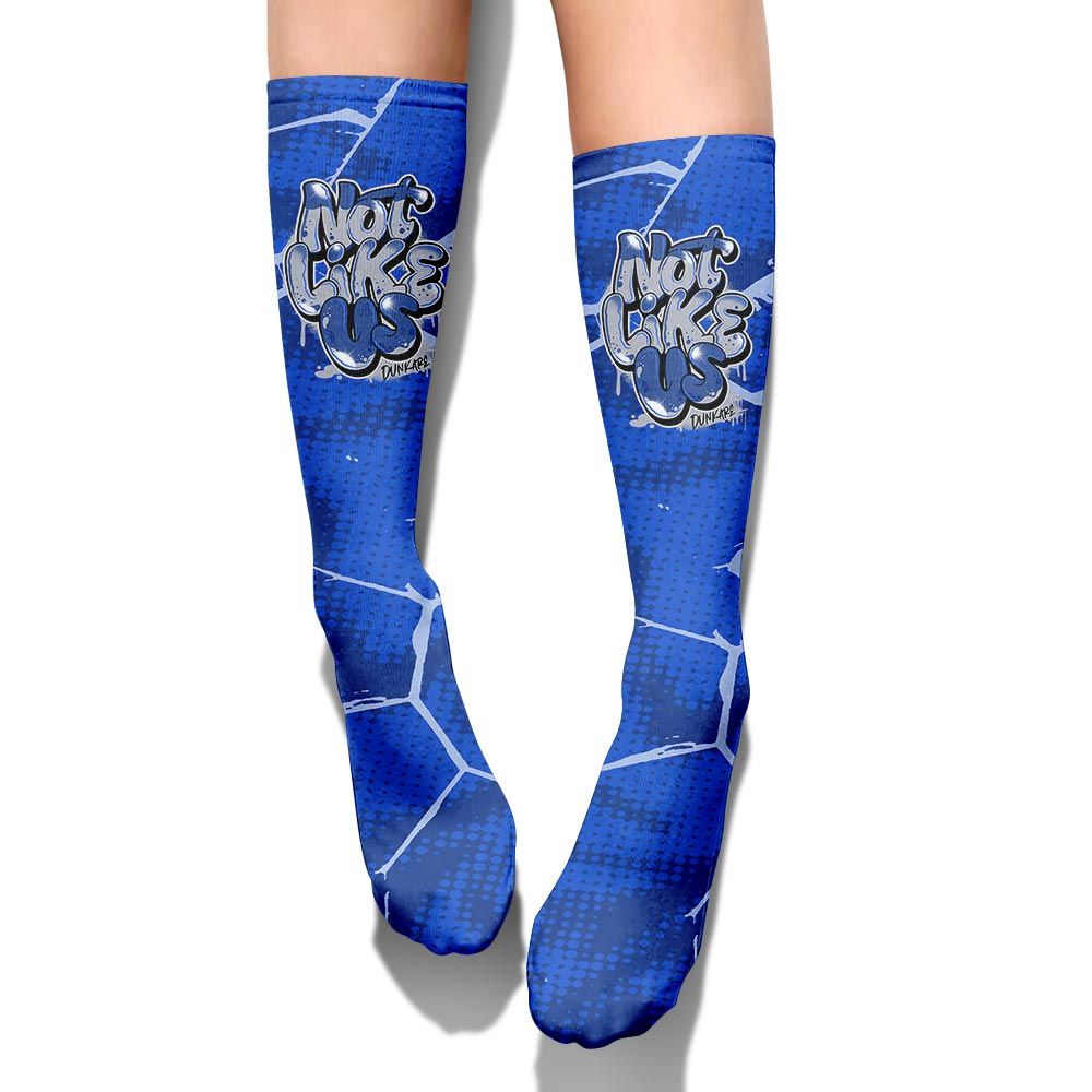 Sock To Match Air Foamposite One Royal - None Like Us Graphic