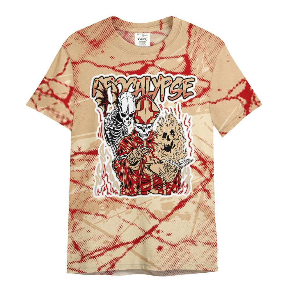 Shirt To Match Dunk Low Strawberry Waffle - Apocalypse Skeleton Profound All Over Print