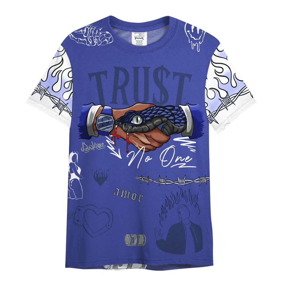 Shirt To Match Shox TL Royal - Snake Trust No One All Over Print