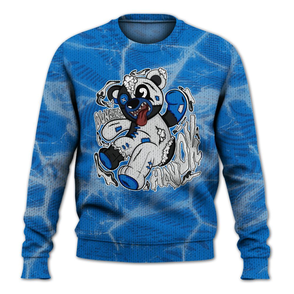 Knitted Sweater To Match Blueberry 12s - Havok Bear