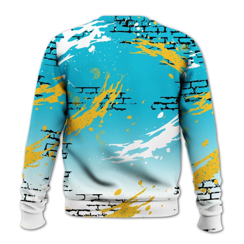 Sweatshirt To Match Retro Aqua 5s - Values Of Loyalty Drip All Over Print
