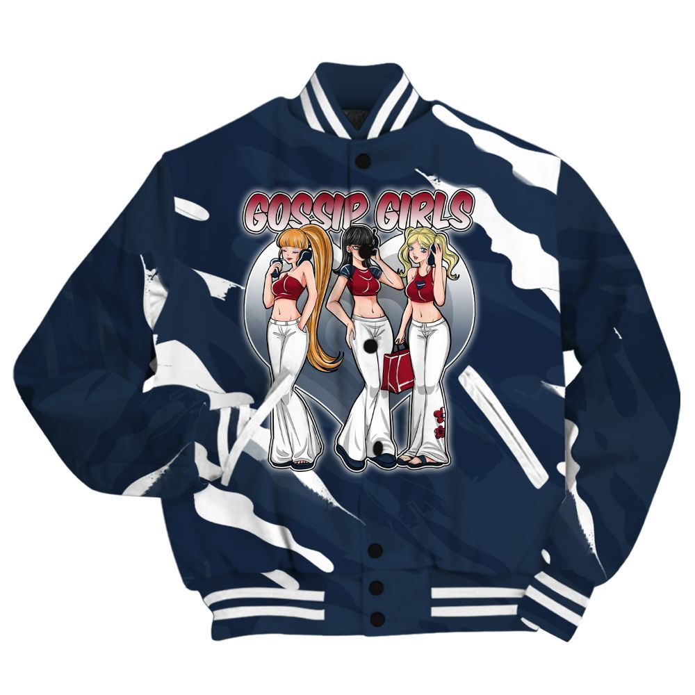 Varsity Jacket To Match Retro Olympic 6s Shirt - Gossip'Girls All Over Print