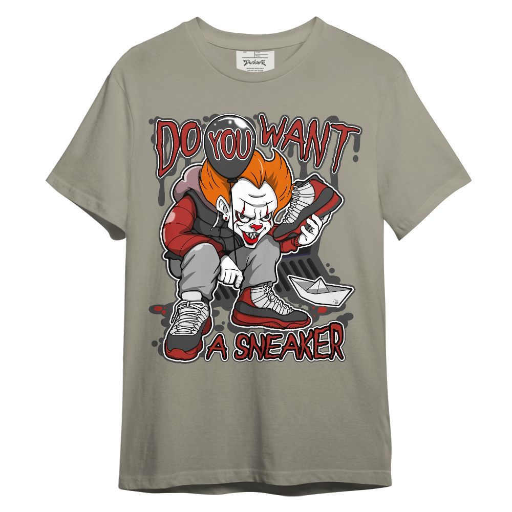 Shirt To Match Olive 9s - Clown Scary Sneakers Halloween Graphic Unisex Shirt