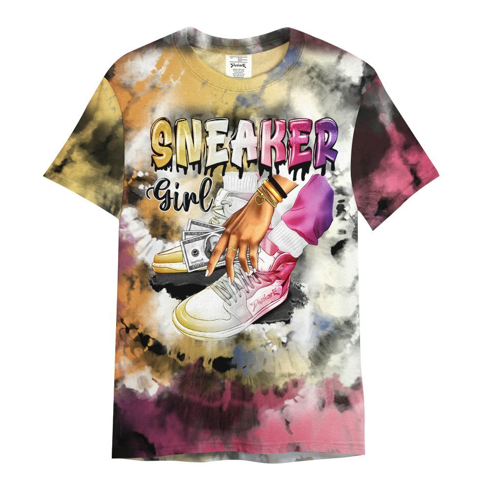 Shirt To Match Air Griffey Max Los Angeles 1s - SNEAKER Girl Money Drip Tie Dye All Over Print