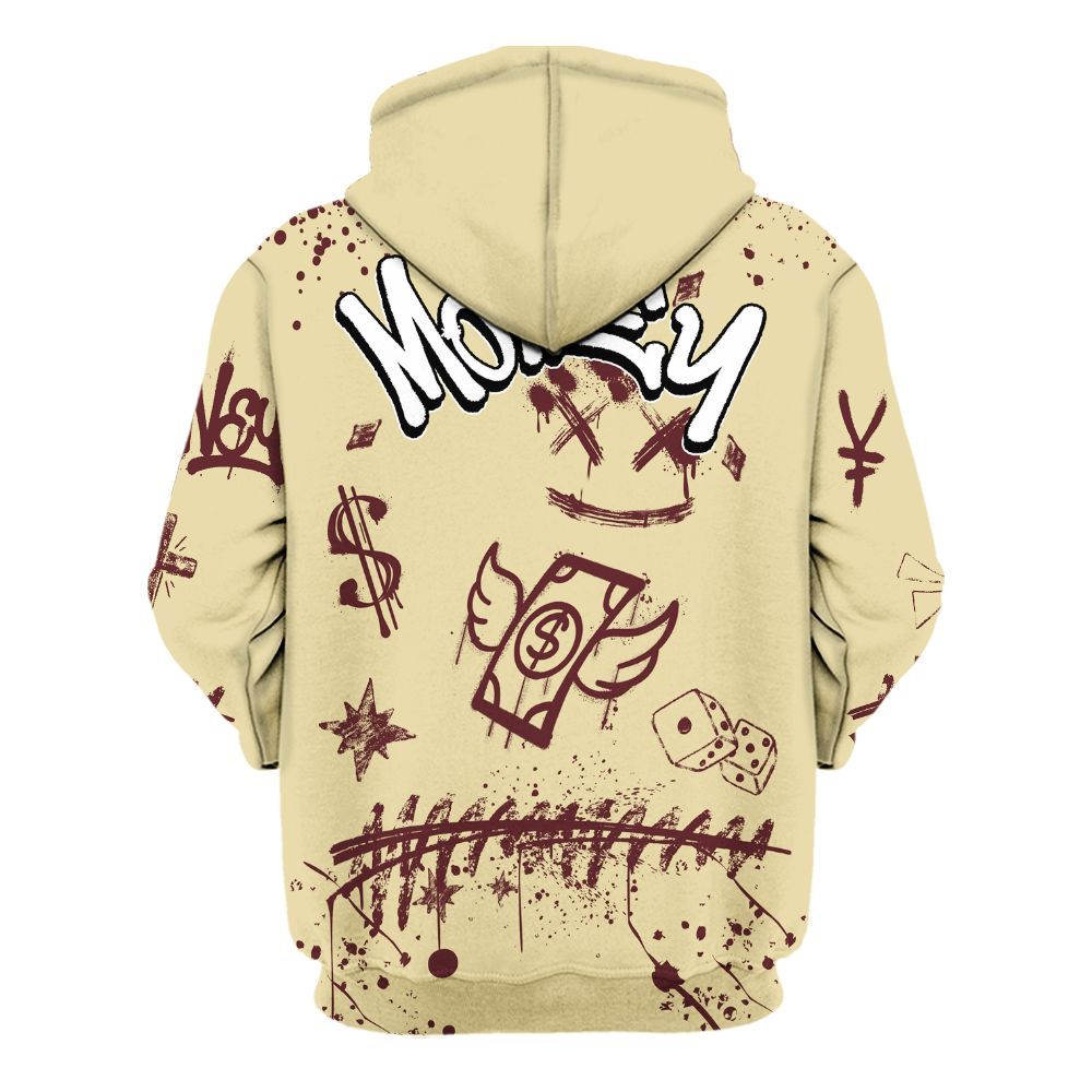 Hoodie To Match Women Phantom 12s - Everybody Paid In Full Crayon All Over Print
