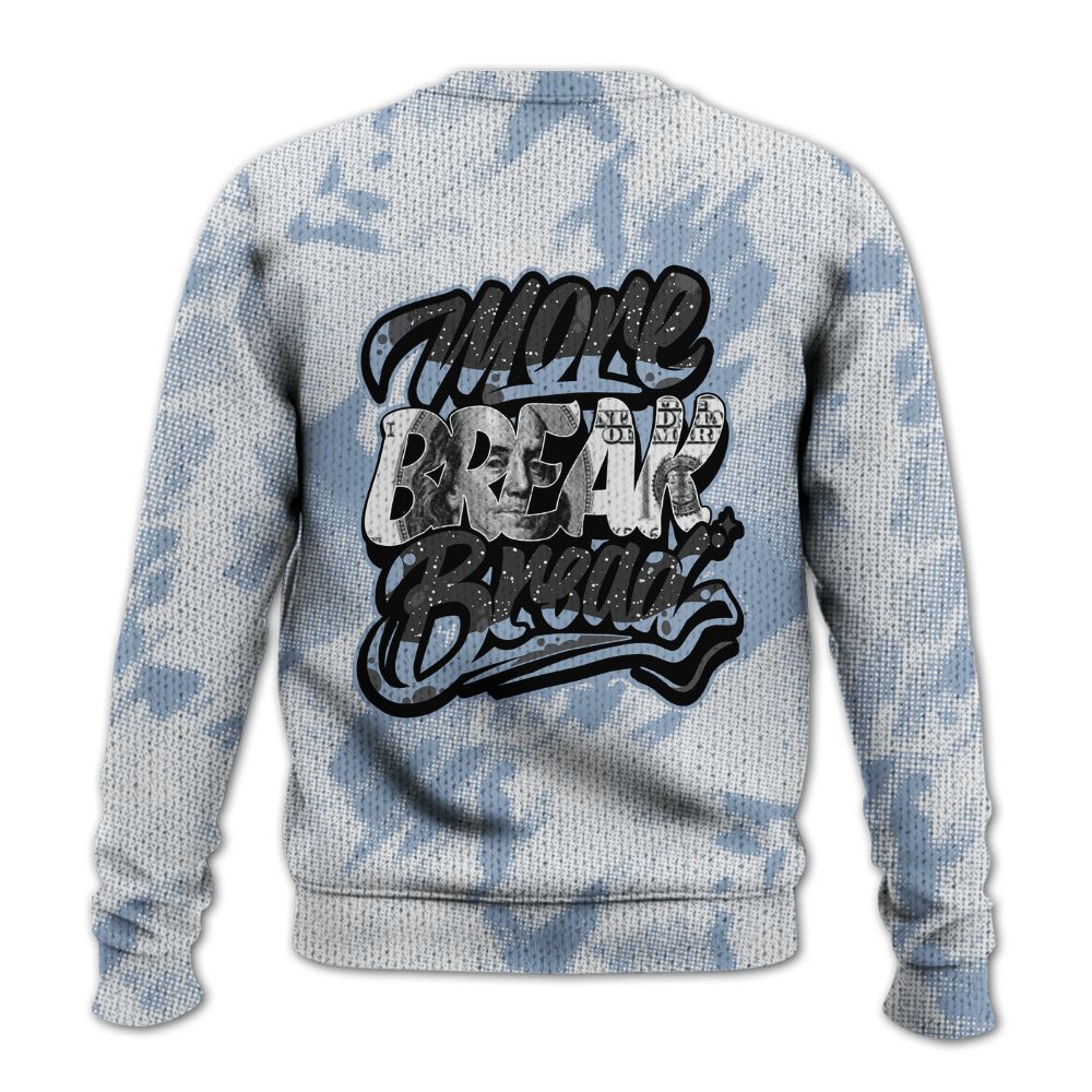 Knitted Sweater To Match Reverse Black White 6s - More Break Shirt Unisex Oufit