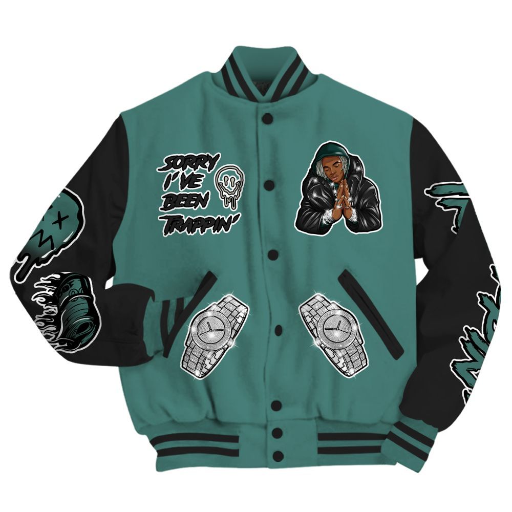 Varsity Jacket To Match Grandma's Driveway 4s - Trappin' Unique All Over Print