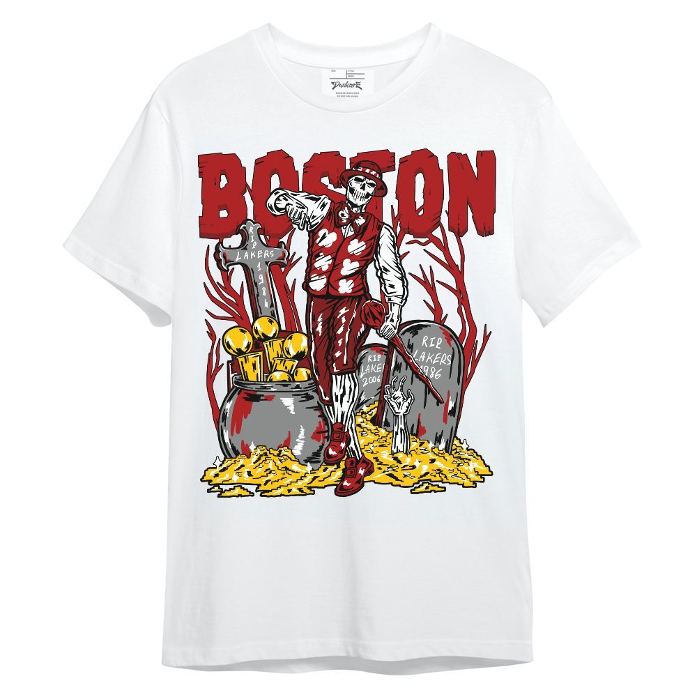 Shirt To Match Red Taxi 12s - Goldrush Skeleton Unisex Shirt