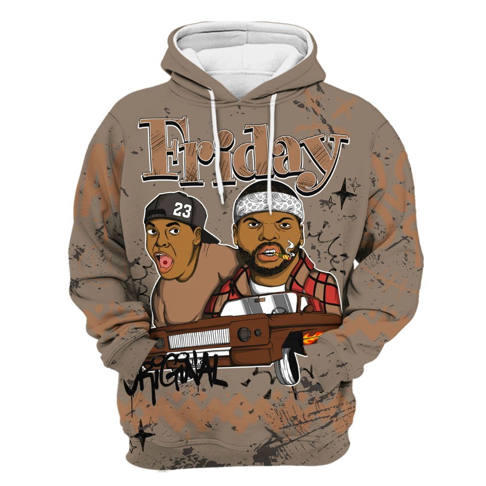 Hoodie To Match Air Max Rocky Distressed - Friday Sneaker Crayon All Over Print