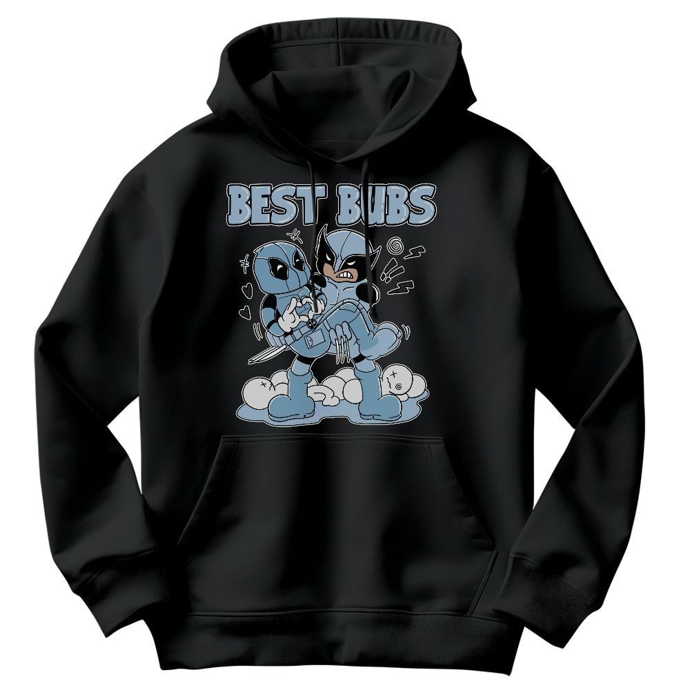 Sweatshirt To Match Mid Ice Blue 1s - Bubs Cartoon Graphic