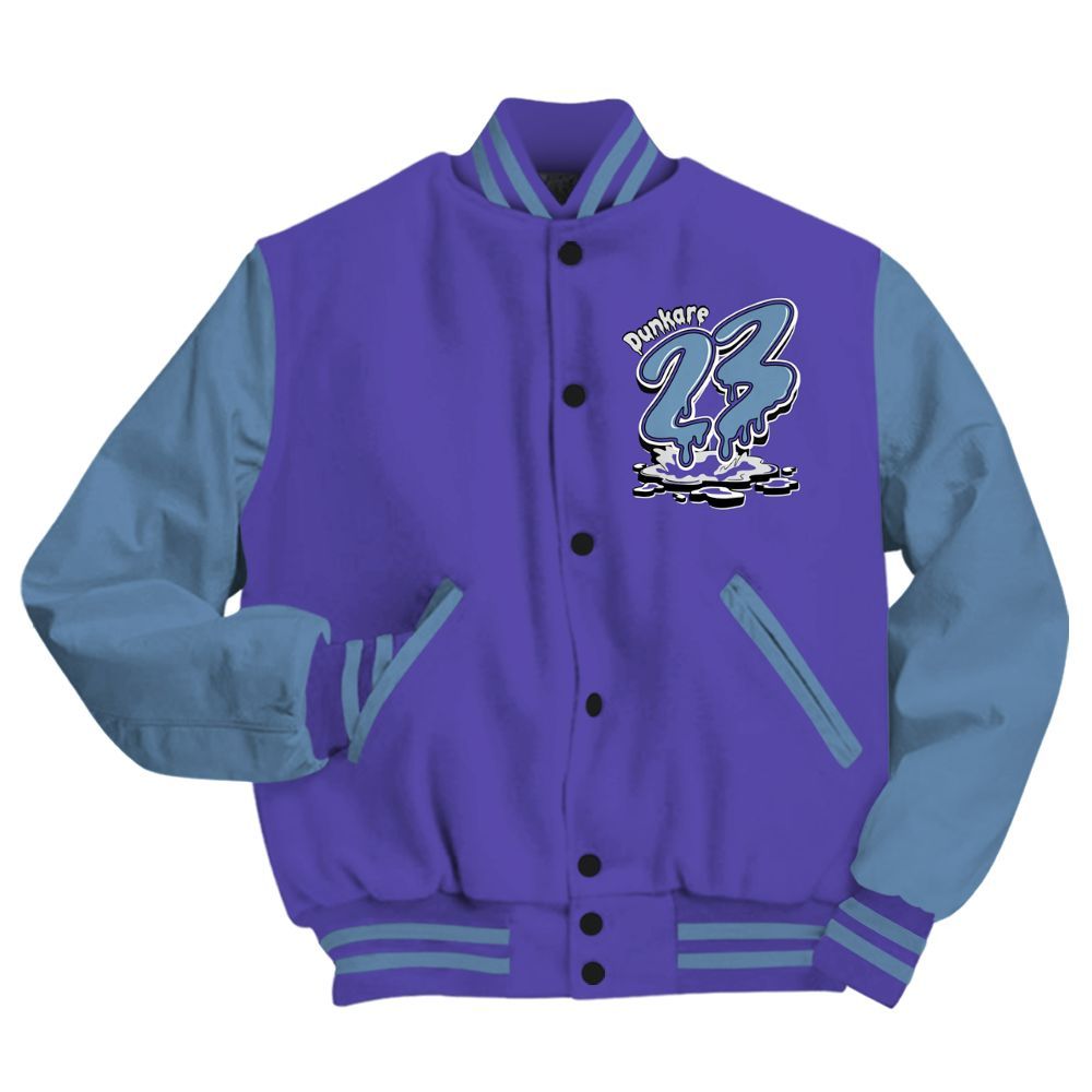 Varsity Jacket To Match Retro Concord 5s - Custom Name 23 Drip All Over Print
