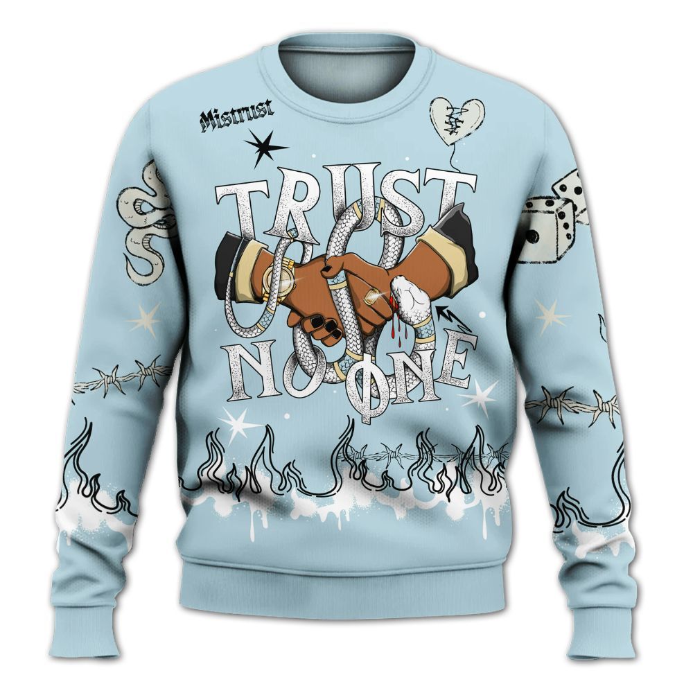 Sweatshirt To Match Low Year Of The Snake 11s - Trust No One Snake-Bite Doodle Crayon All Over Print