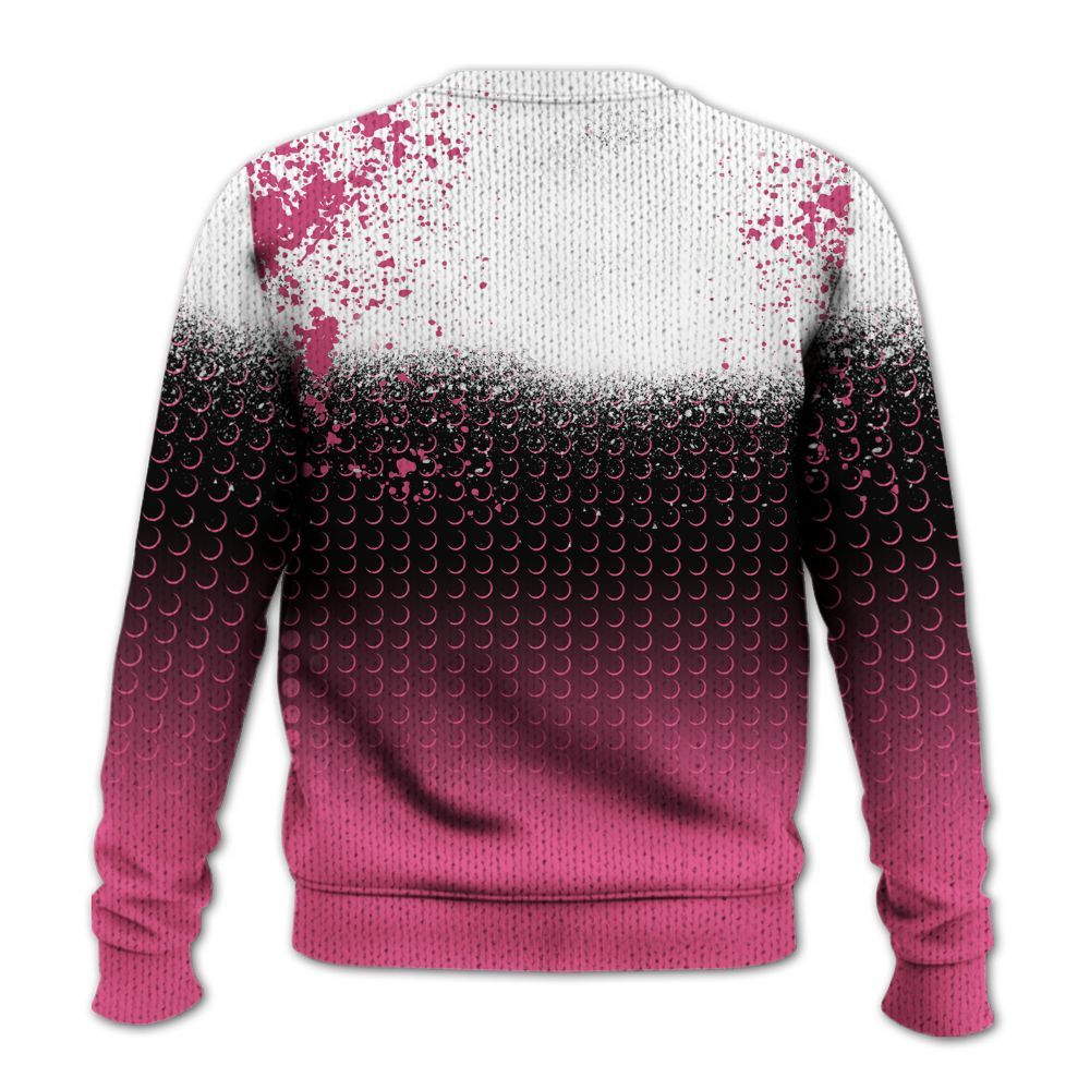 Knitted Sweater To Match Air Max SNDR Hyper Pink - Halftone Time Is Money