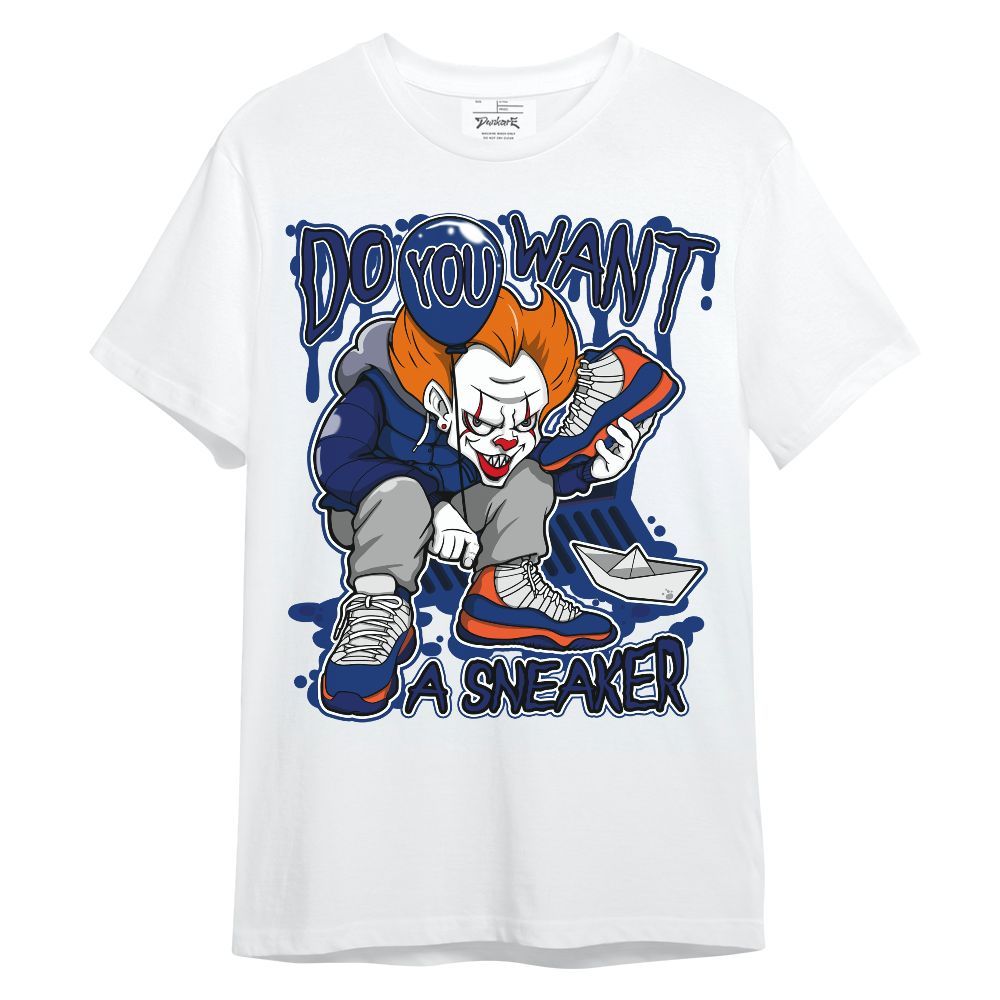 Shirt To Match Suede GS League - Clown Scary Sneakers Halloween Graphic Unisex Shirt