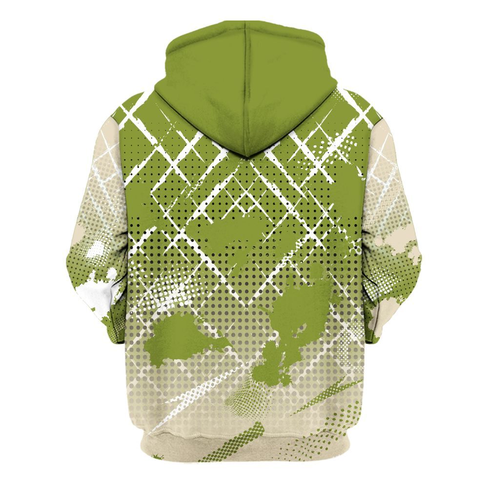 Hoodie To Match SB Dunk Low Asparagus - Halftone Stand Business Dripping All Over Print