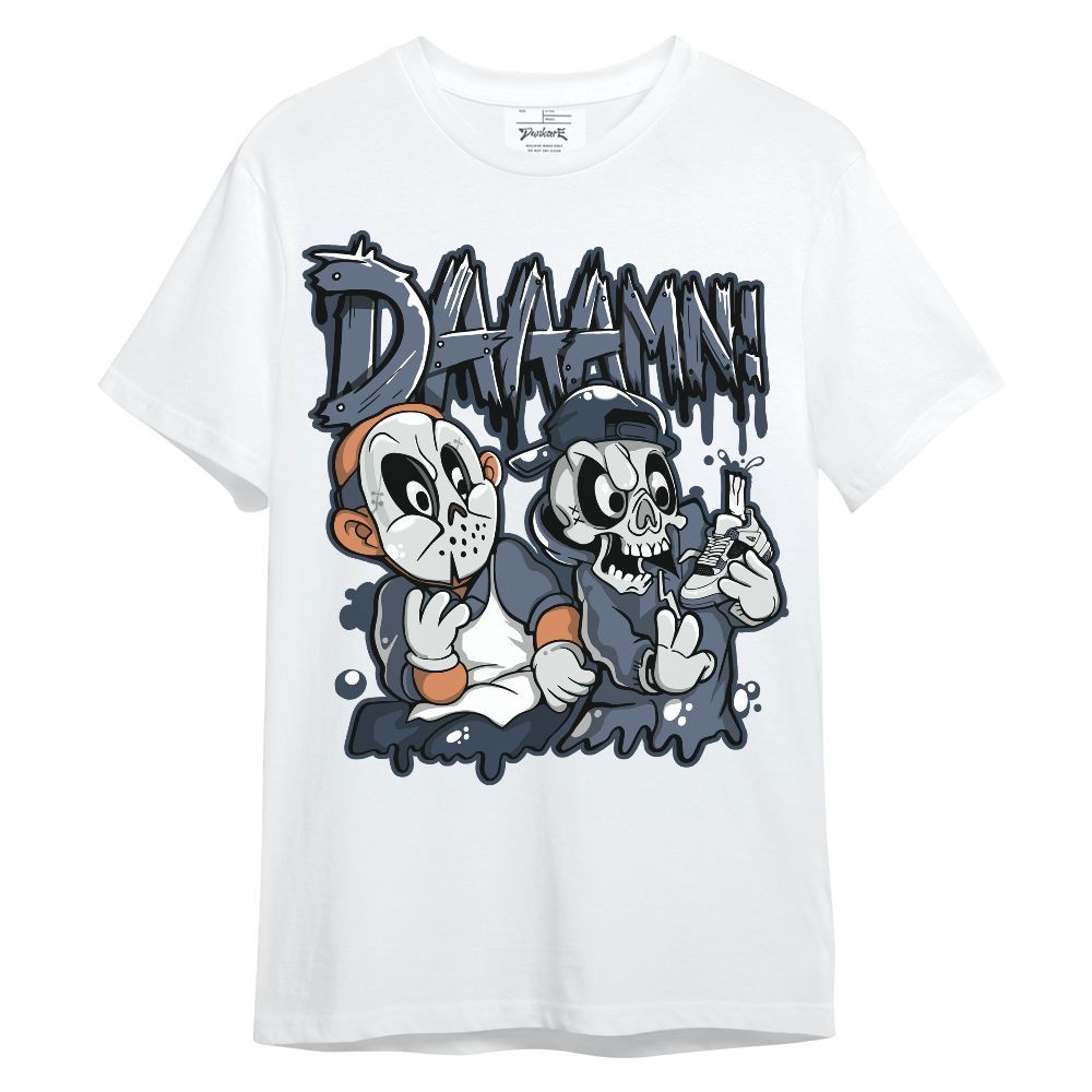 Shirt To Match Low Diffused Blue 11s - Damn Shoe Graphic Unisex Shirt