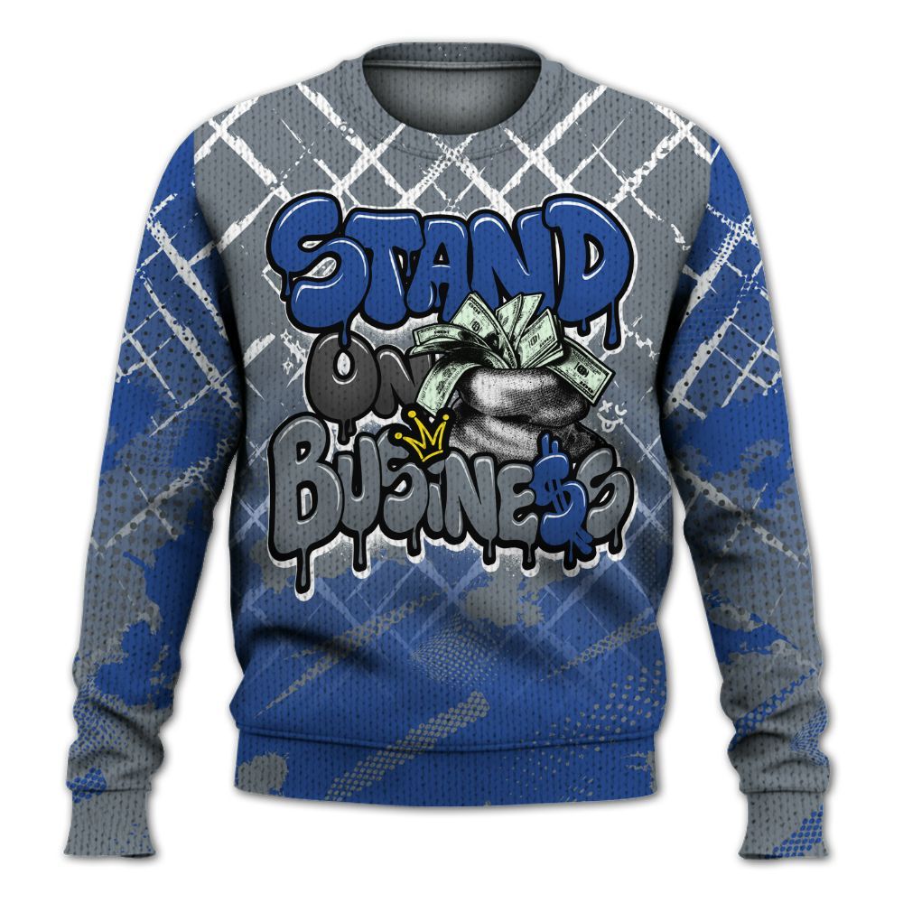 Knitted Sweater To Match RS-X GS League - Halftone Stand Business Dripping