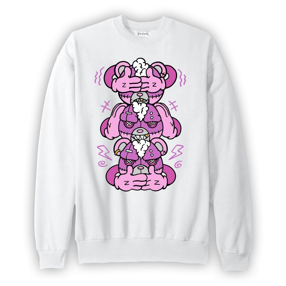 Sweatshirt To match Hyper Violet 4s Sweatshirt - Wisdom Hugz Graphic