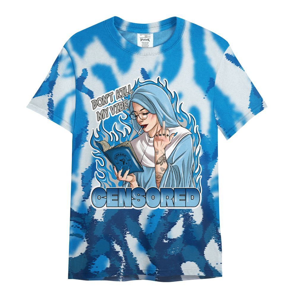 Shirt To Match Industrial Blue 4s - Censoredz Burn All Over Print