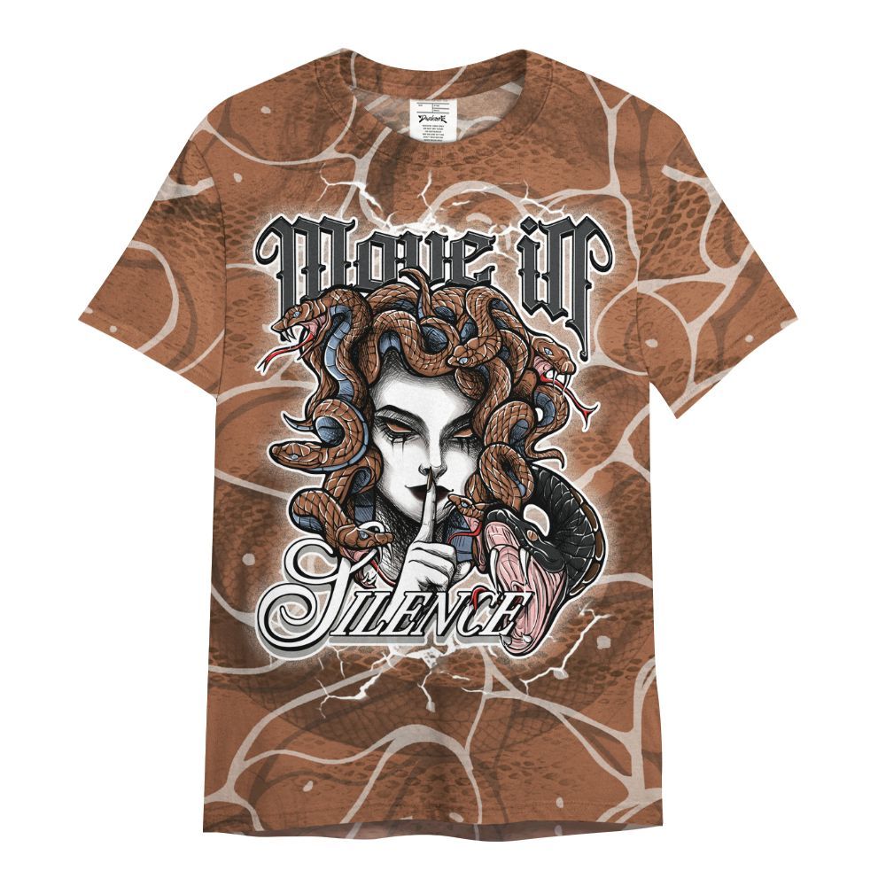 Shirt To Match Air Foamposite Metallic Copper - Girl Move In Silence All Over Print