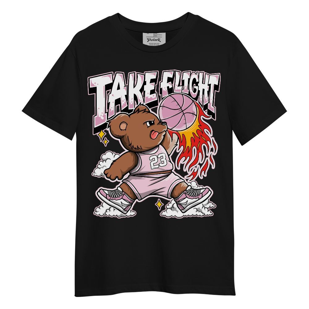 Shirt To Match Orchid 4s - Number 23 Basketball Bear Unisex Shirt