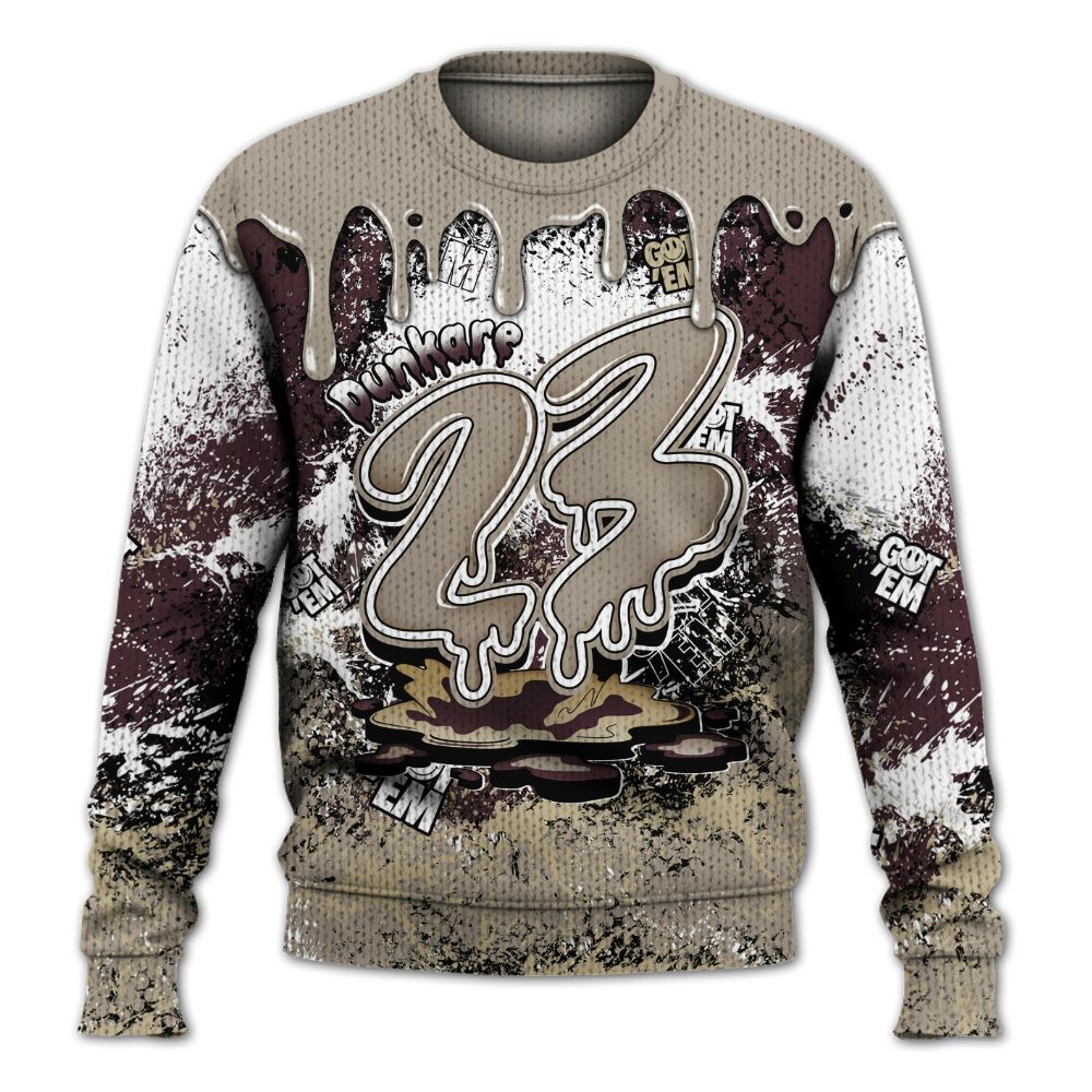 Knitted Sweater To Match AMM Retro Phantom 4s - Dripping 23 Drip