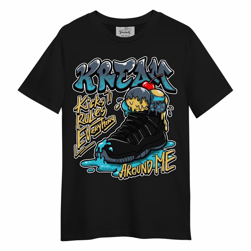 Shirt To Match Retro Gamma Blue 11s - Kream Kicks Rule Everything Graphic