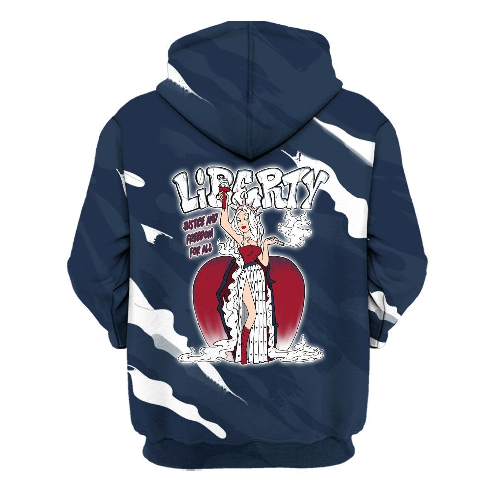 Hoodie To Match Retro Olympic 6s - Midwest Cartoon Colored All Over Print
