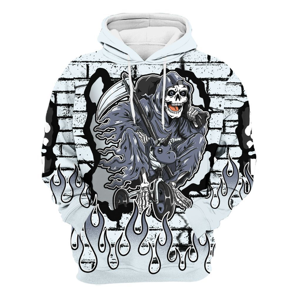 Hoodie To Match Air Foamposite Jin Kazama - Self Make Skeleton Crashed All Over Print