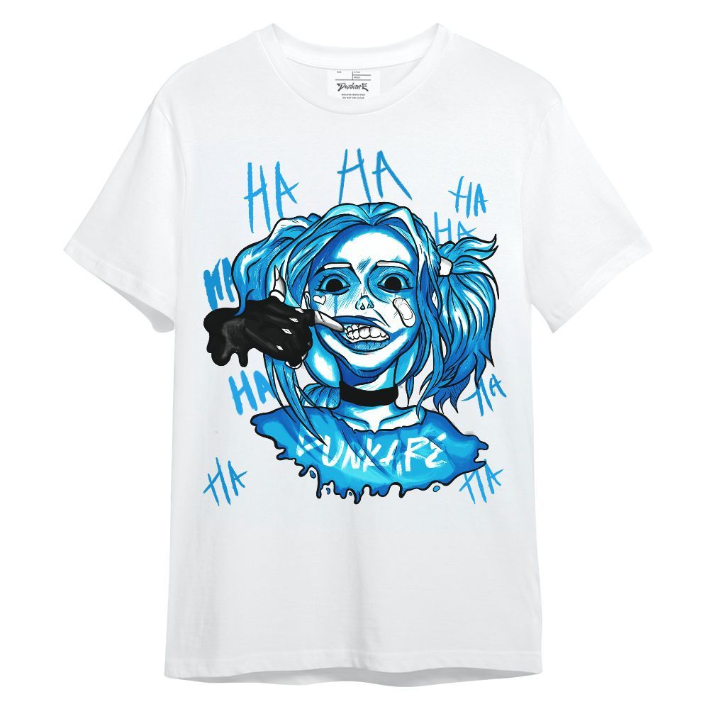 Shirt To Match Black University Blue 2022 13s - Bad Girl HAHA Unisex Shirt