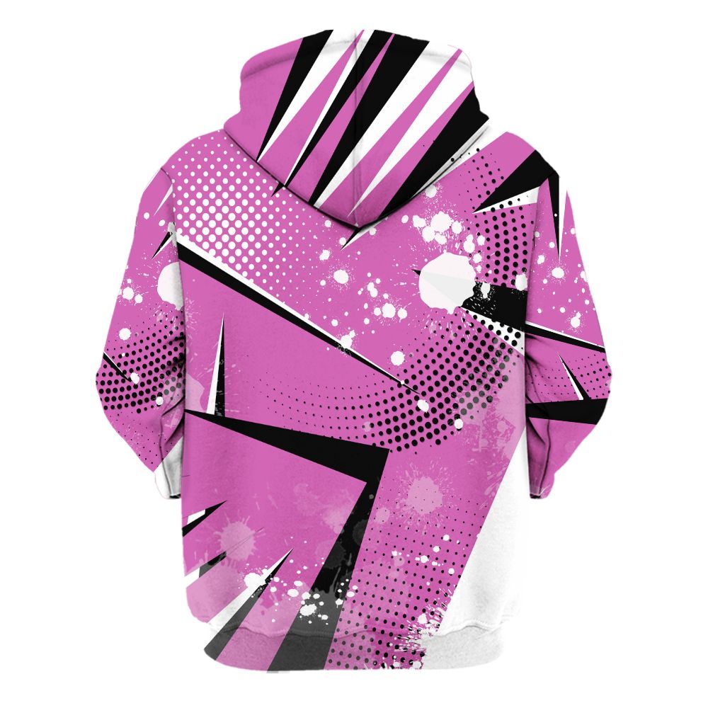 Hoodie To Match Hyper Violet 4s - Poly Trust No One Dripping All Over Print