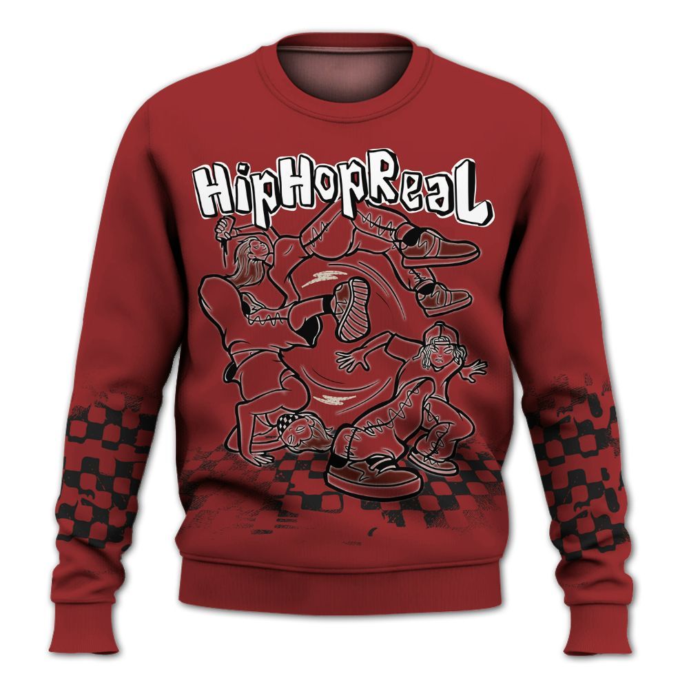 Sweatshirt To Match High 85 Bred 1s - Feel Life Street Style All Over Print