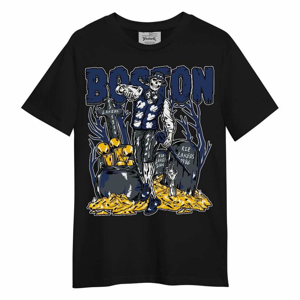 Shirt To Match Retro Flint 13s - Goldrush Skeleton Unisex Shirt