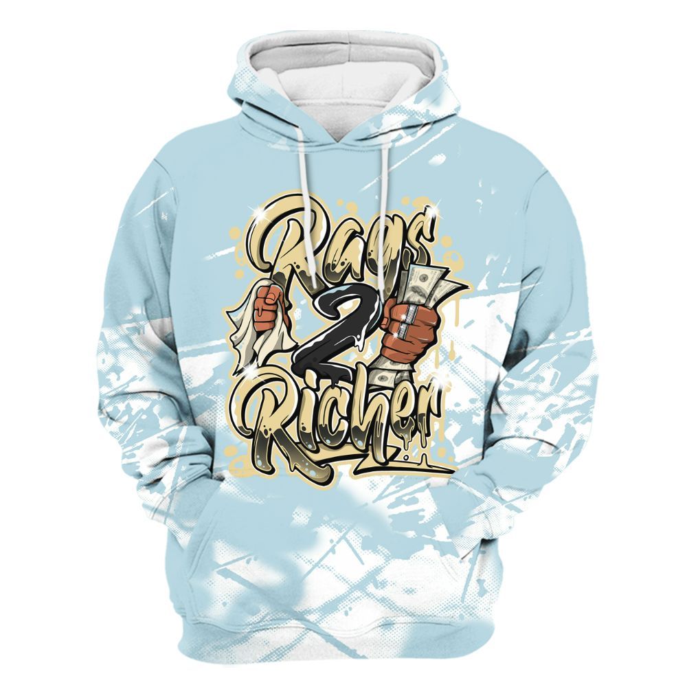 Hoodie To Match Low Year Of The Snake 11s - Rag 2 Rich Graphic All Over Print