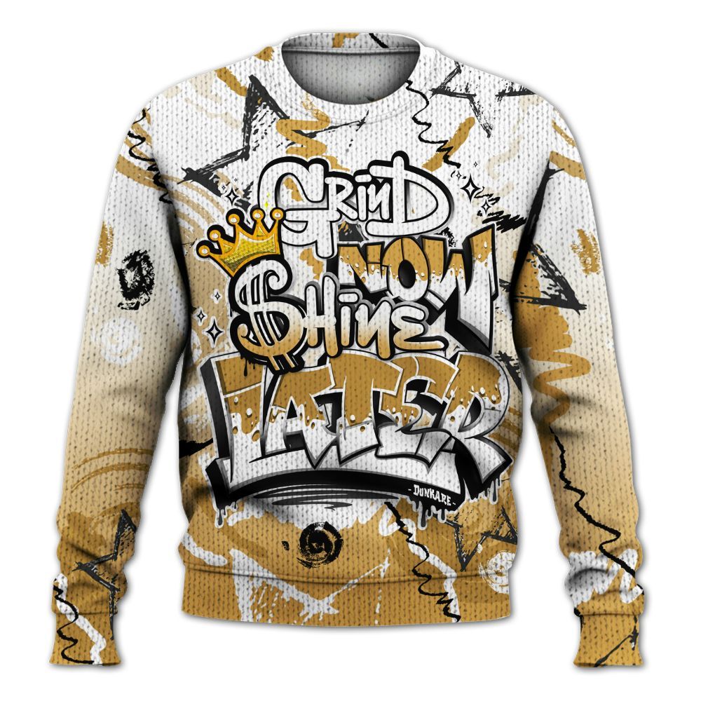 Knitted Sweater To Match Low OG Rookie Of The Year 1s - Grind Shine Later Drip