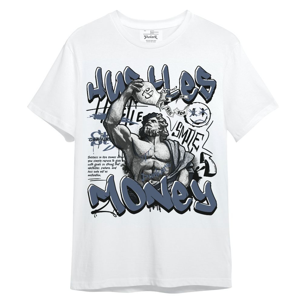 Shirt To Match Low Diffused Blue 11s - Graphic Hustle Money Unisex Shirt