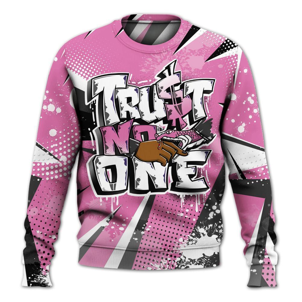 Sweatshirt To Match Air Force 1 ParaNoise 3.0 - Poly Trust No One Dripping All Over Print
