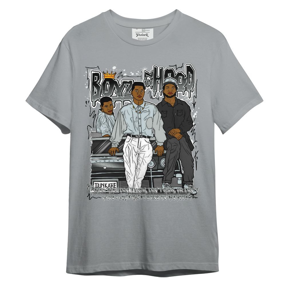 Shirt To Match Black Wolf Grey 12s - BoyzZ The Hood 90s Graphic