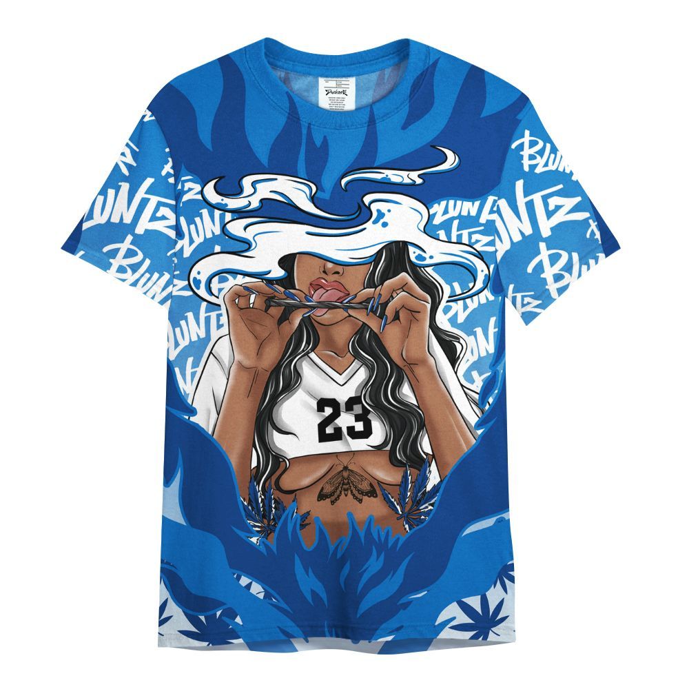 Shirt To Match Blueberry 12s - Bluntz Burnz Graphics All Over Print