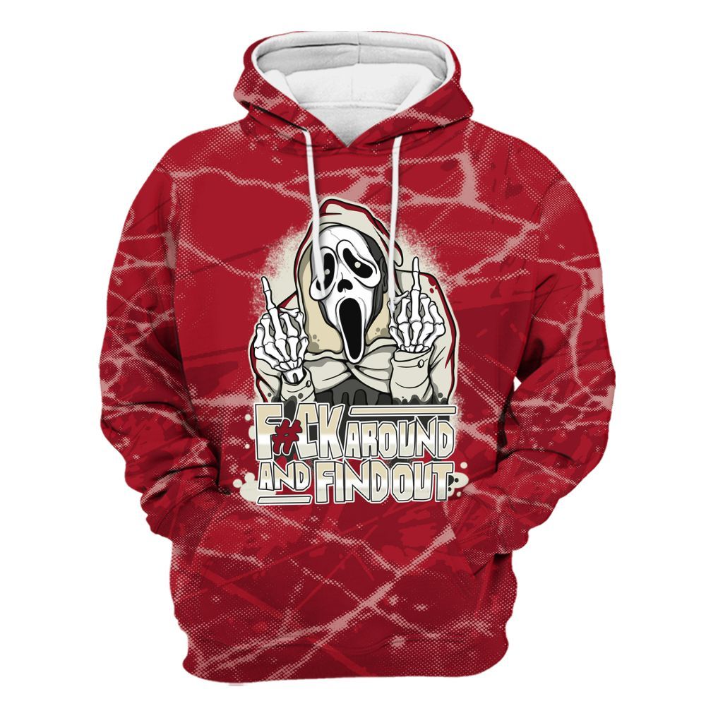 Hoodie To Match 2025 High OG Cinnabar 1s - F#CK And Find Out Graphic All Over Print