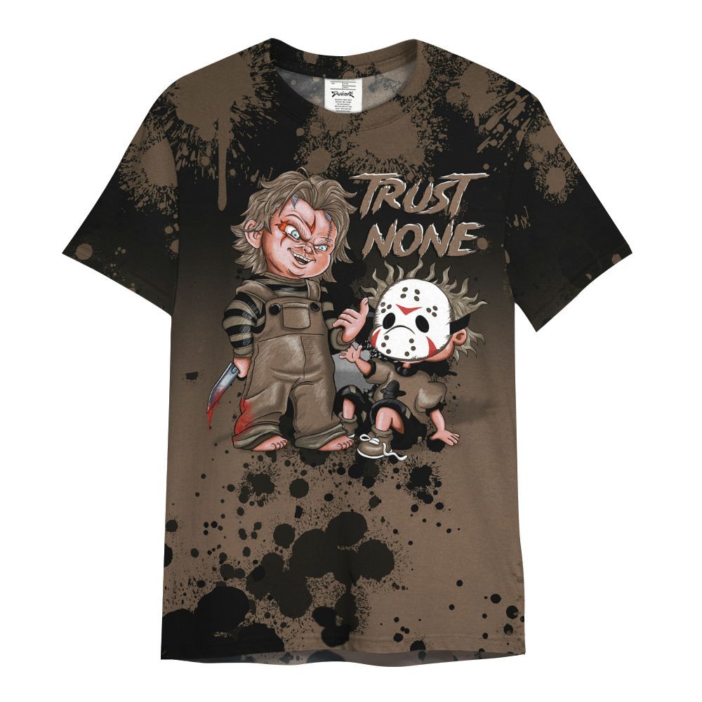 Shirt To Match Dark Mocha Jack - Trust No One Scary All Over Print